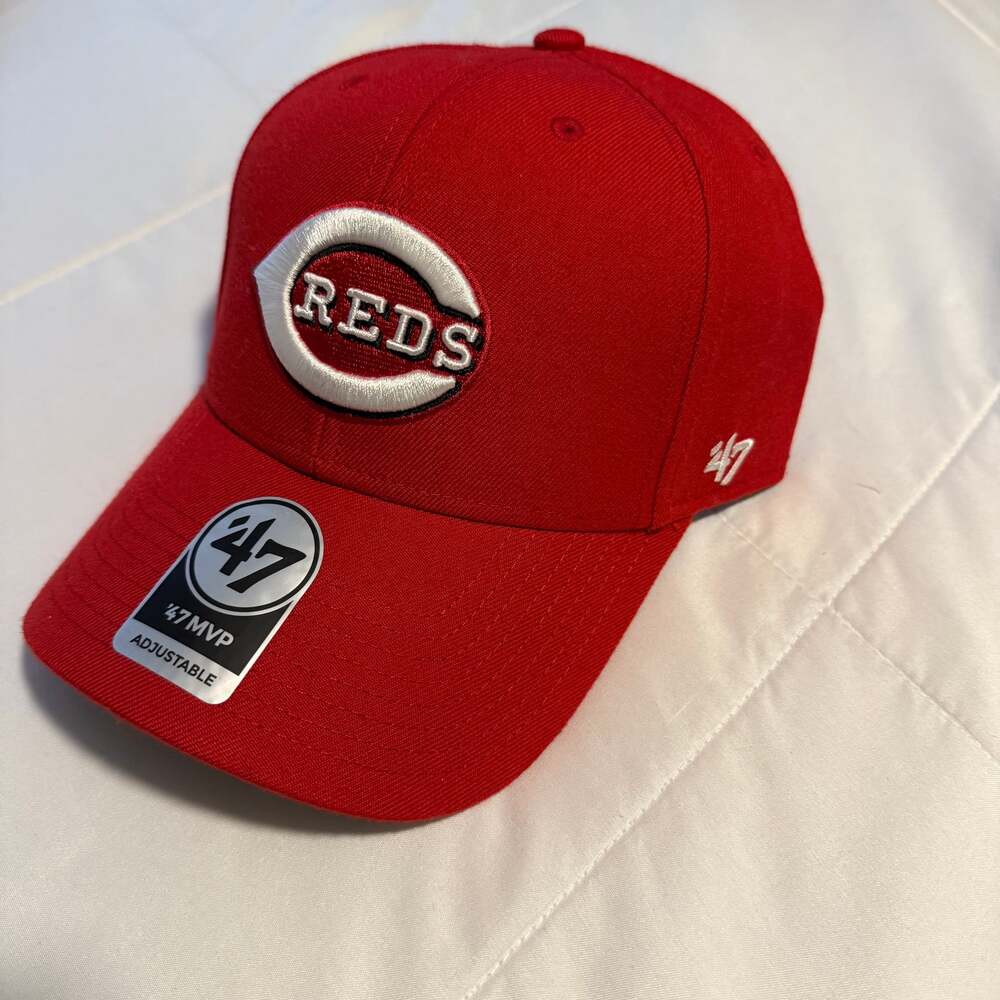 Cincinnati Reds '47 Red MVP Hat, Adjustable, New